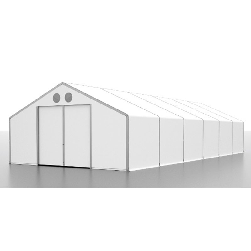 IFRC/ICRC/WFP/IOM Standard brandskyddande UV-beständig 10x24m tält mobila lagringsenheter (MSU)