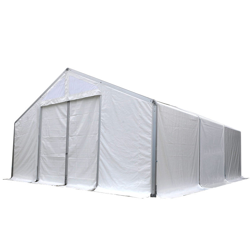 IFRC/ICRC/WFP/IOM Standard brandskyddande UV-beständig 10x24m tält mobila lagringsenheter (MSU)