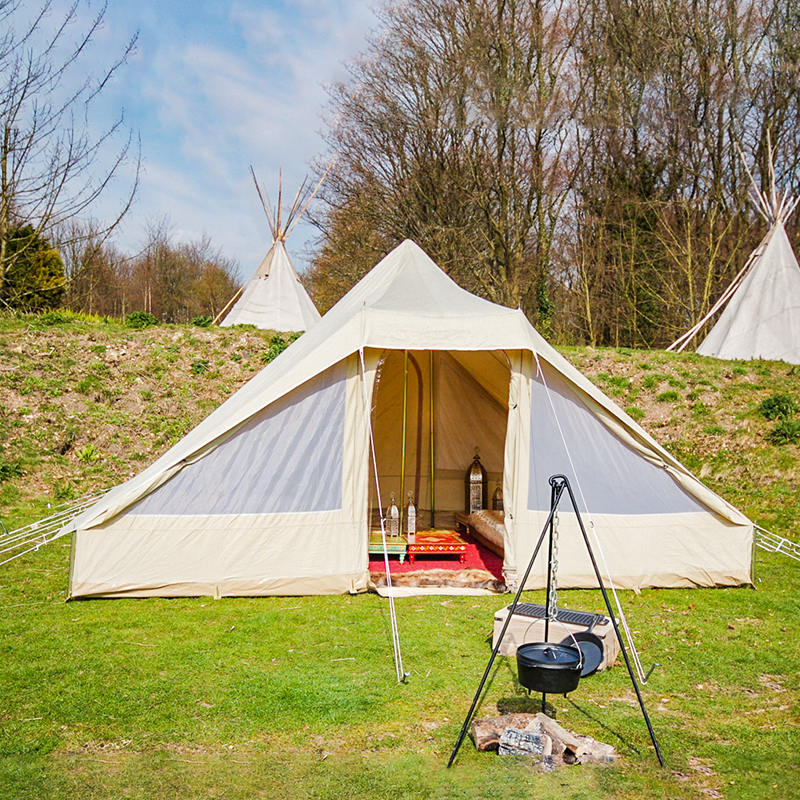 4,4 meter Touareg Deluxe tält Camping Canvas tält