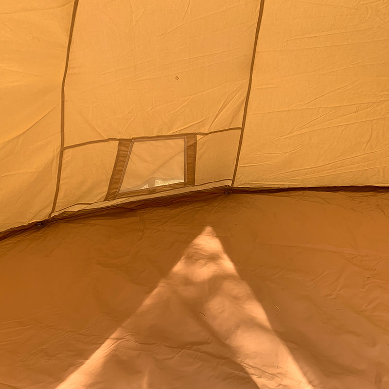 4 meter enkelstång Tipi Family Camping Canvas tält