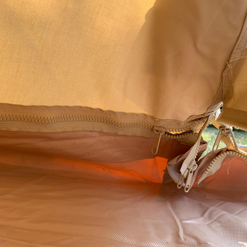 4 meter enkelstång Tipi Family Camping Canvas tält