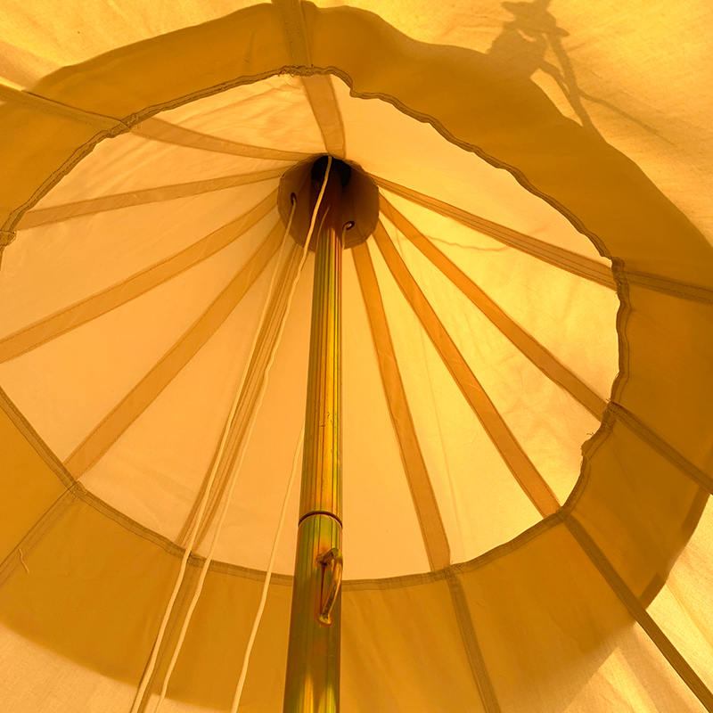 4 meter enkelstång Tipi Family Camping Canvas tält