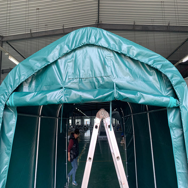 2,4x3,6 regntät PVC-kapell bärbar bilport