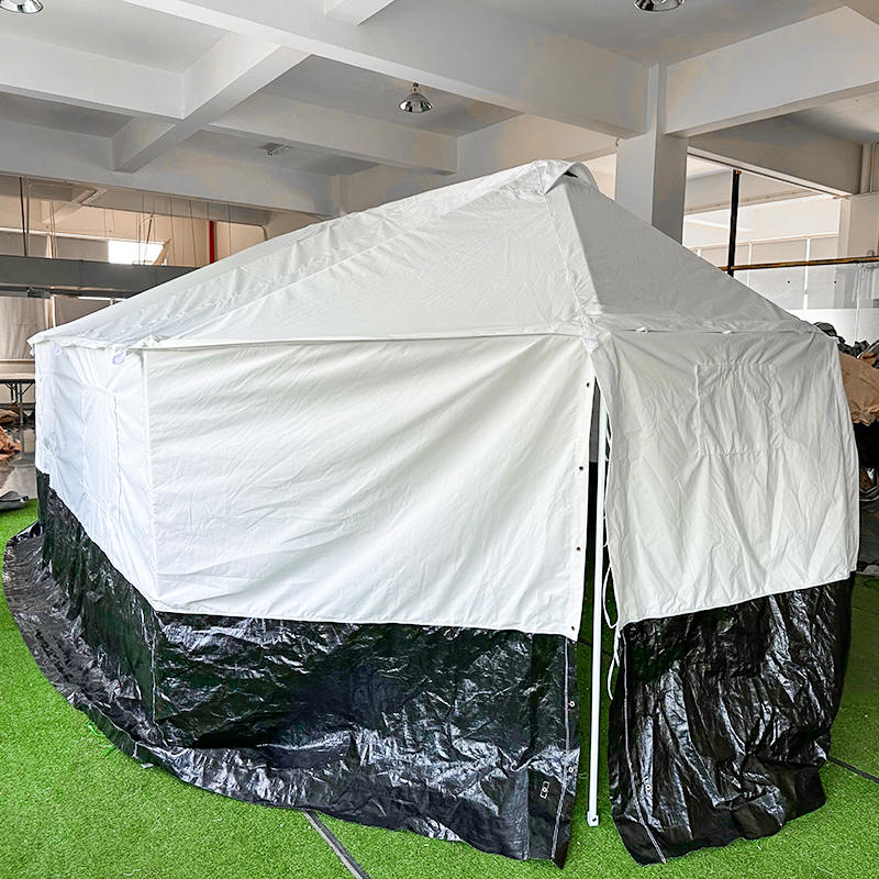 ICRC IFRC UNHCR Standard 5-personers dubbelt hopfällbart familjetält för alla väder