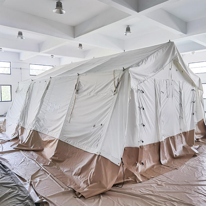 Läkare Utan Gränser/ICRC/IFRC Standard 45m² Multi-Purpose tältbastält används för skolgång, kontor, klinik