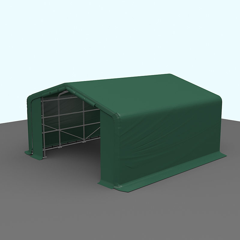 6X6 2,6 m sidohöjd Helgalvaniserad stålram tillfällig lagertälthall