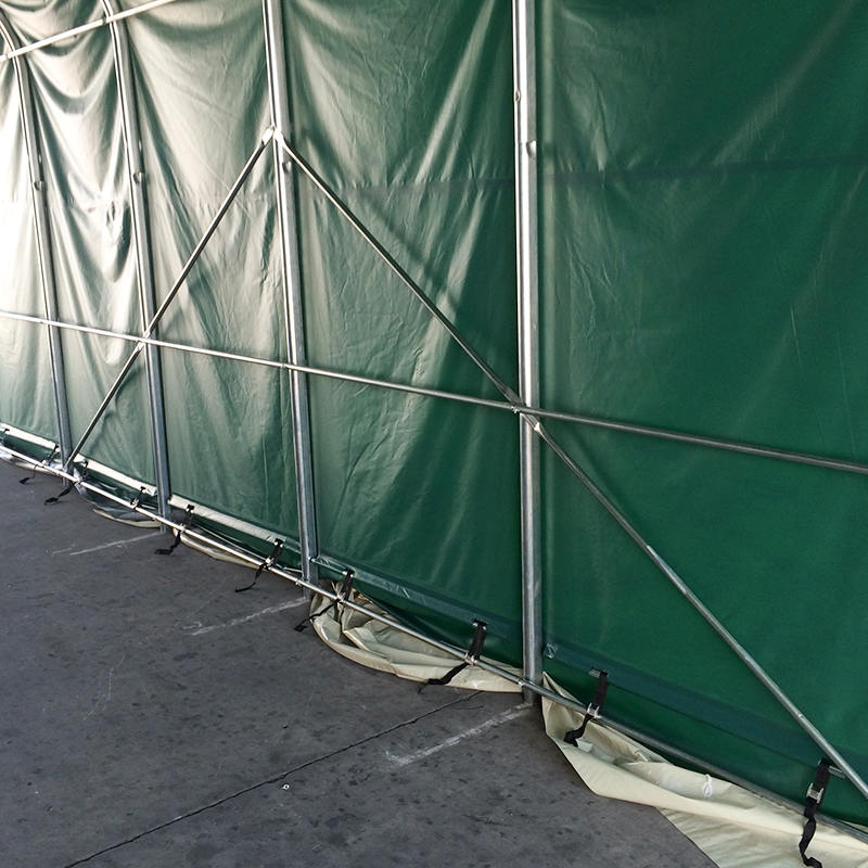 6X12 2,6 m sidohöjd Hög temperaturbeständiga industriella lagerförvaringstält