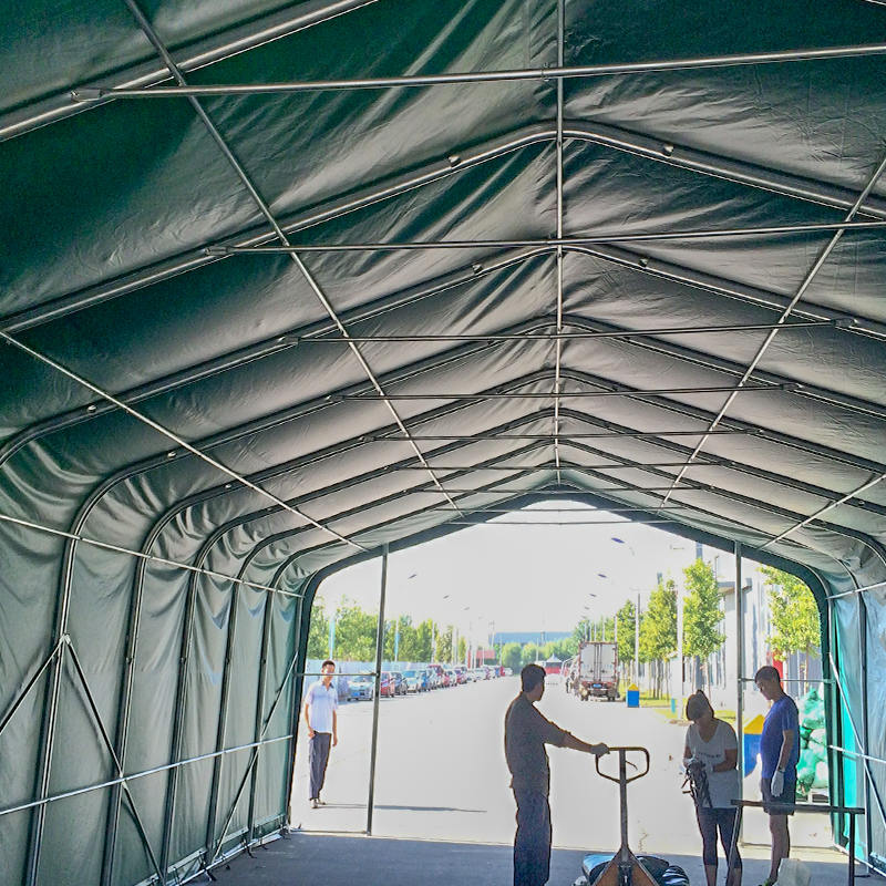 6X12 2,6 m sidohöjd Hög temperaturbeständiga industriella lagerförvaringstält