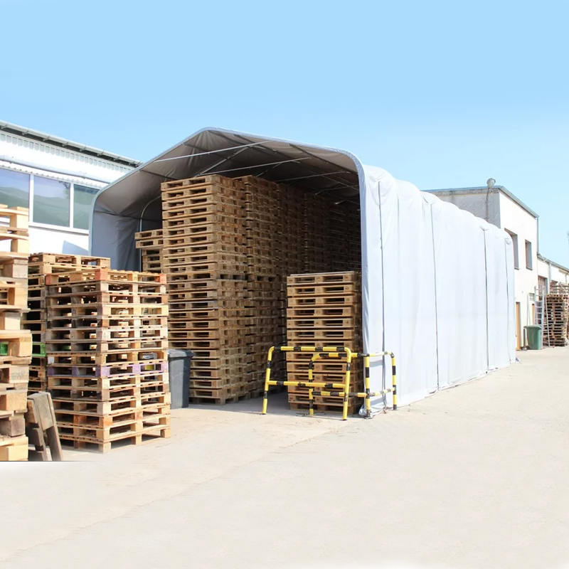 8X12 4m Sidohöjd UV-beständig Lagerskyddstält Solskydd