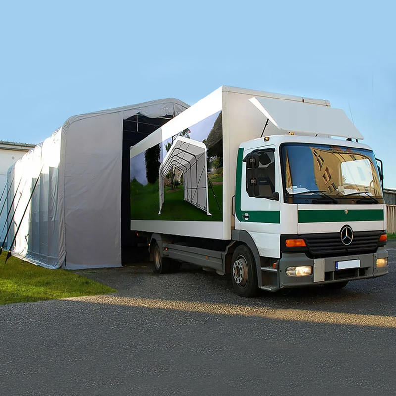 8X12 4m Sidohöjd UV-beständig Lagerskyddstält Solskydd