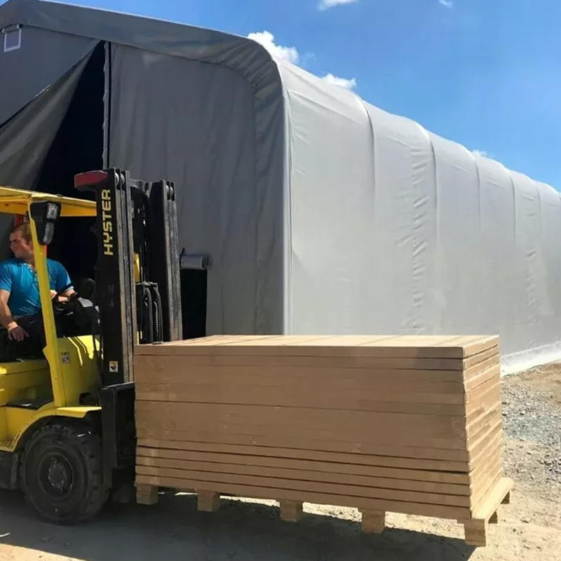 8X12 4m Sidohöjd UV-beständig Lagerskyddstält Solskydd