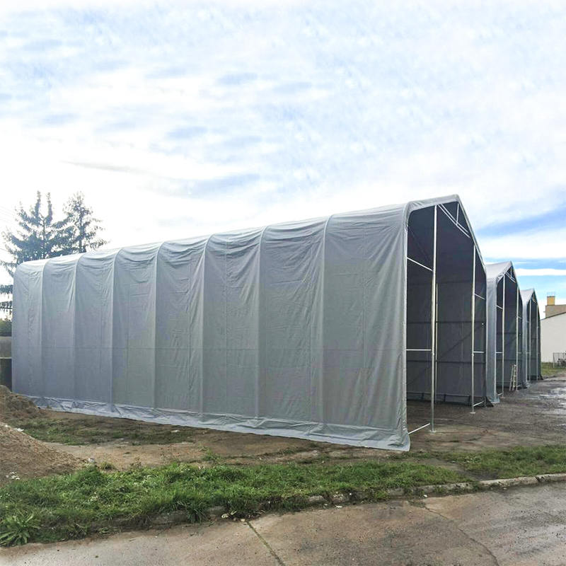 8X12 4m Sidohöjd UV-beständig Lagerskyddstält Solskydd