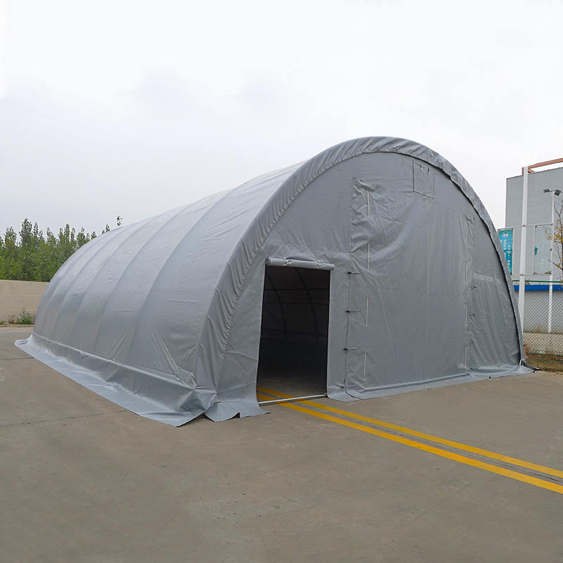 9x12mx4,5 välvt förvaringstält, rundbågt tälthall