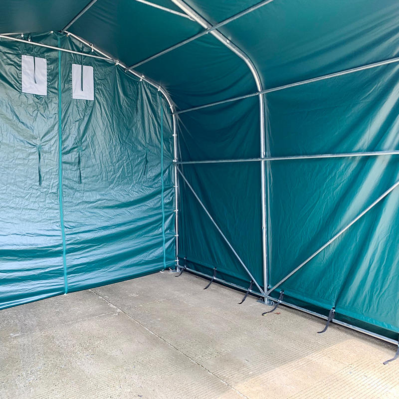 4x4m-2,6m betesskydd Skydd för tunga utomhusförvaringsskjul Corral Shelter