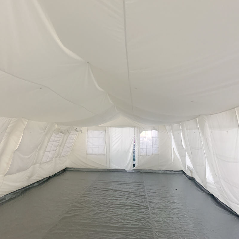 UNICEF Standard 72m² Multipurpose Temporary Shelter UV-stabiliserat Huggy-tält