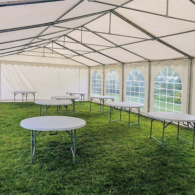7x15m PVC partytält lyxtält för trädgårdsfest