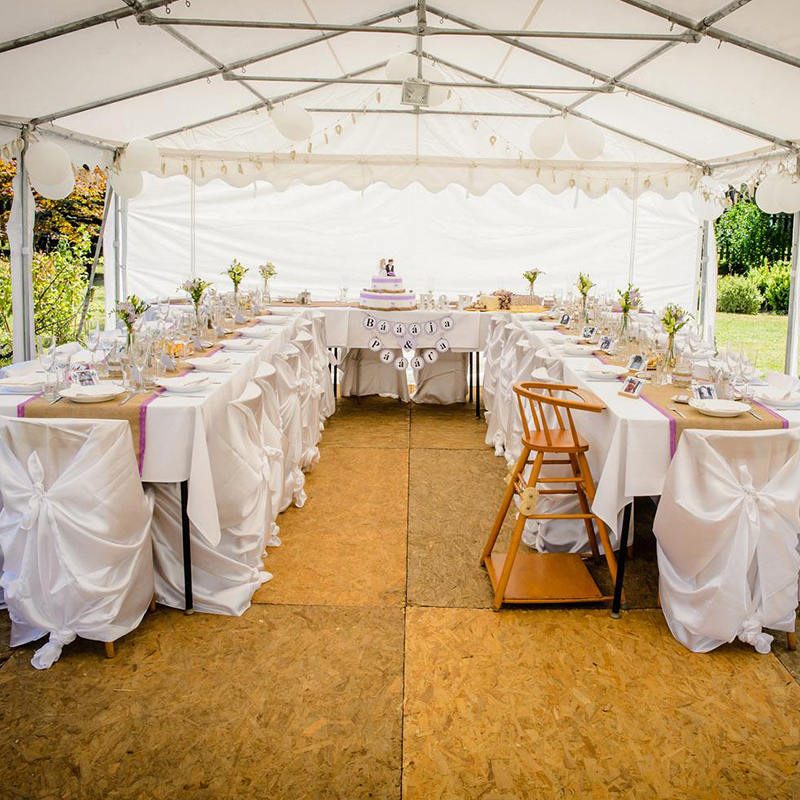 7x15m PVC partytält lyxtält för trädgårdsfest