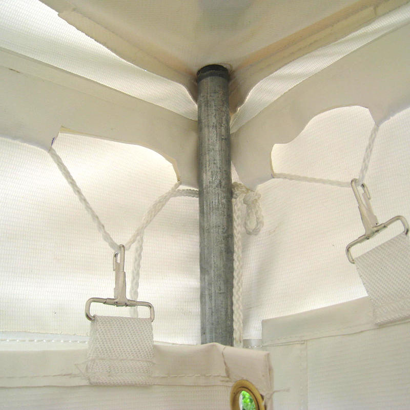 7X12m traditionellt PVC-stångtält med fönster