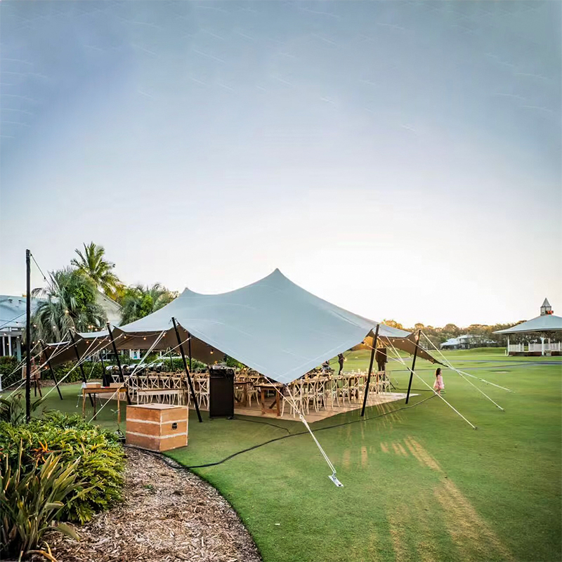 8x10m UV-beständigt Flex Stretch-tält