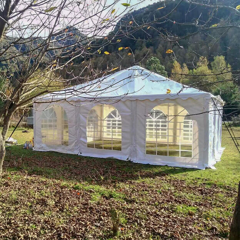 7x7-2,3m Heavy Duty Gazebo Pagoda Marquee Portable Pavilion-tält