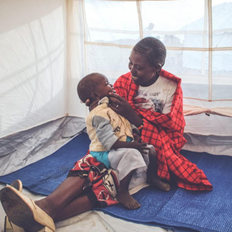 UNHCR Standard Syntetisk sovmatta för 1 person