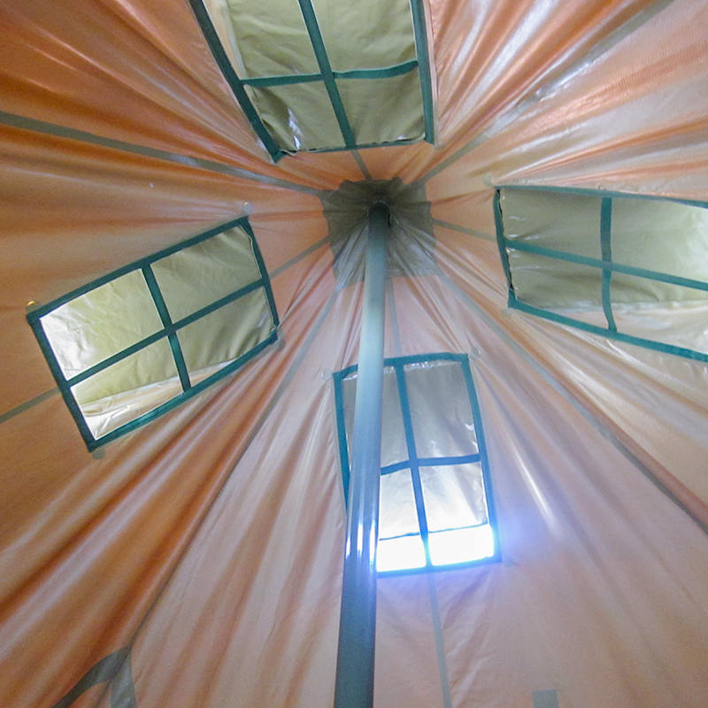 5x5m 8-12 personers canvas armétält katastrofhjälptält