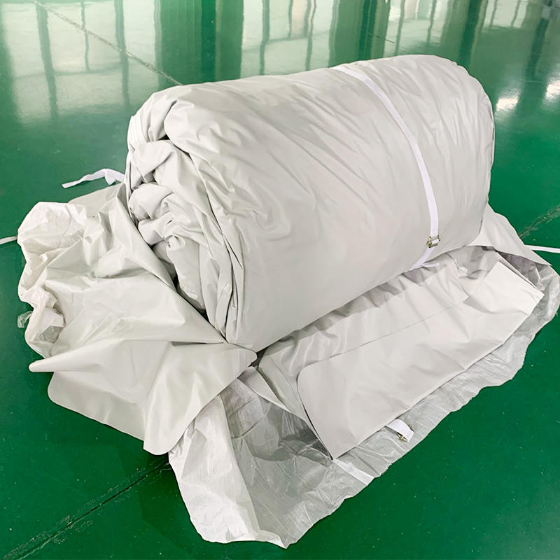 Lågtrycks 5,6 x 7,55 m mångsidigt uppblåsbart uppblåsbart tält för medelsnabb utbyggnad