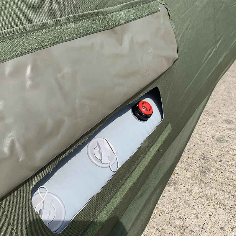 30 m² uppblåsbart militärtält för snabb utplacering