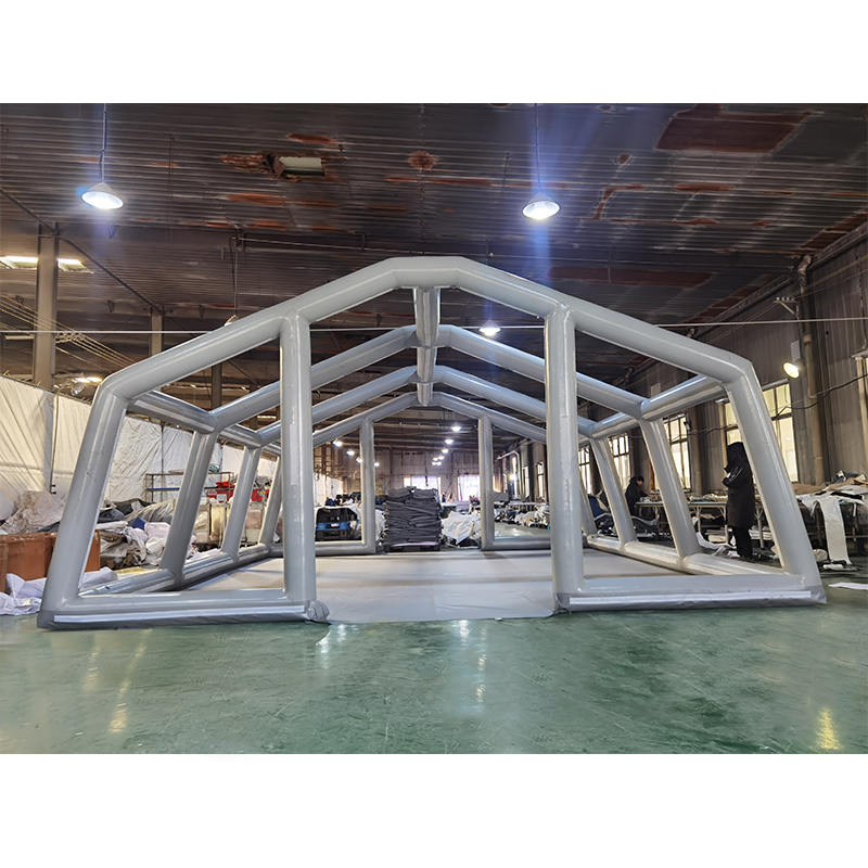 42 m² Uppblåsbart multifunktionstält för snabb utbyggnad