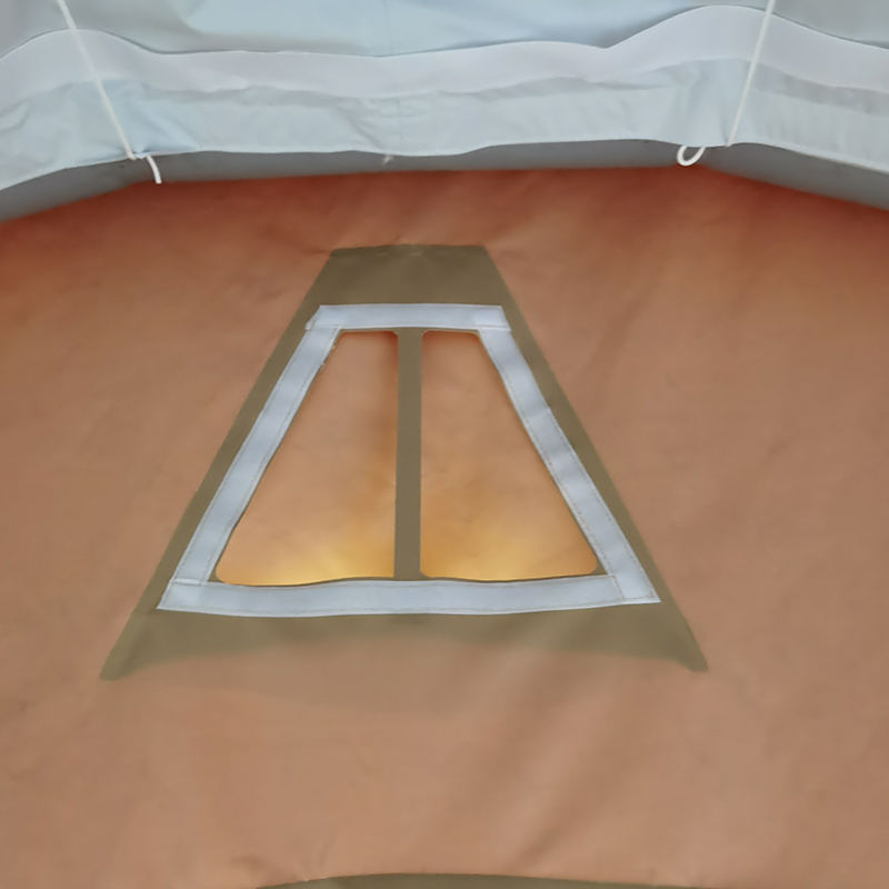42 m² Uppblåsbart multifunktionstält för snabb utbyggnad