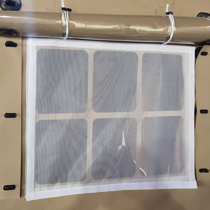 42 m² Uppblåsbart multifunktionstält för snabb utbyggnad