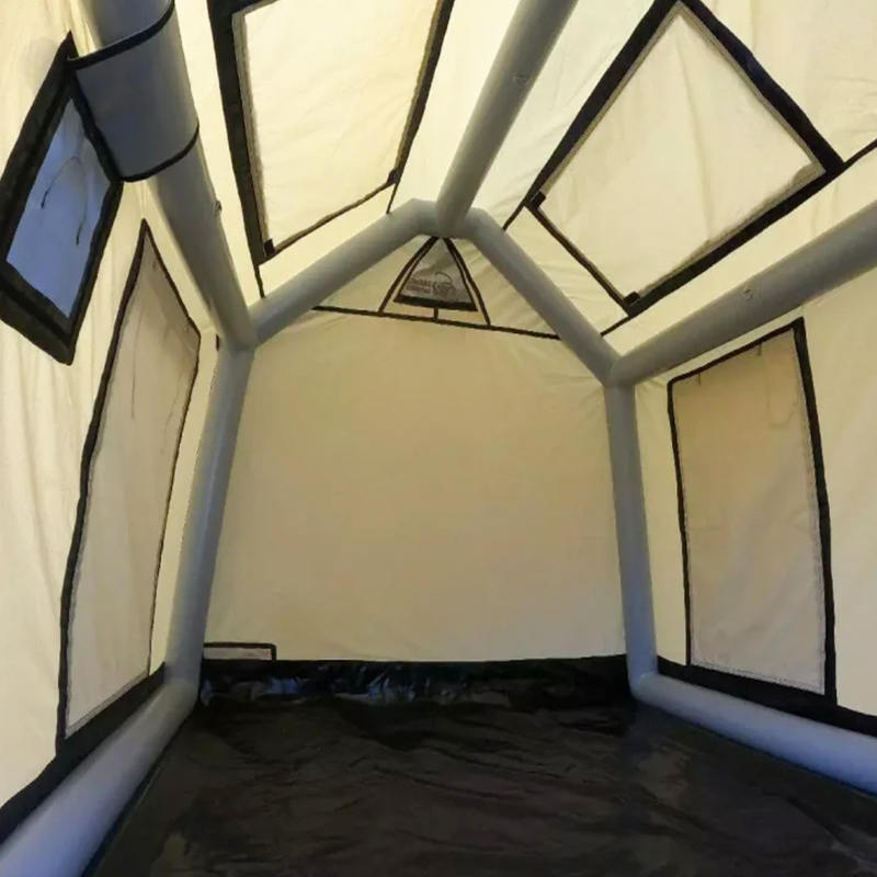 2-4 personer fyra säsong glamour uppblåsbart campingtält