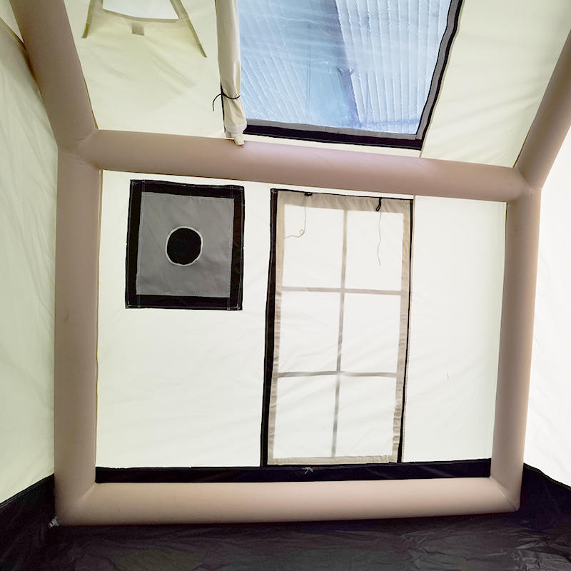 2-4 personer fyra säsong glamour uppblåsbart campingtält