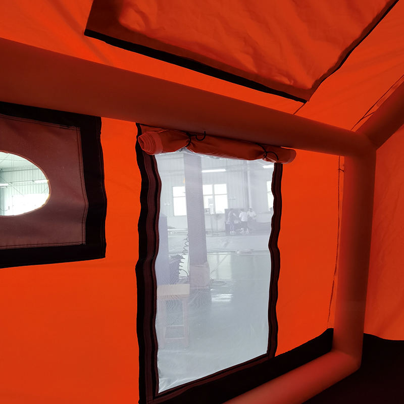 2-4 personer fyra säsong glamour uppblåsbart campingtält