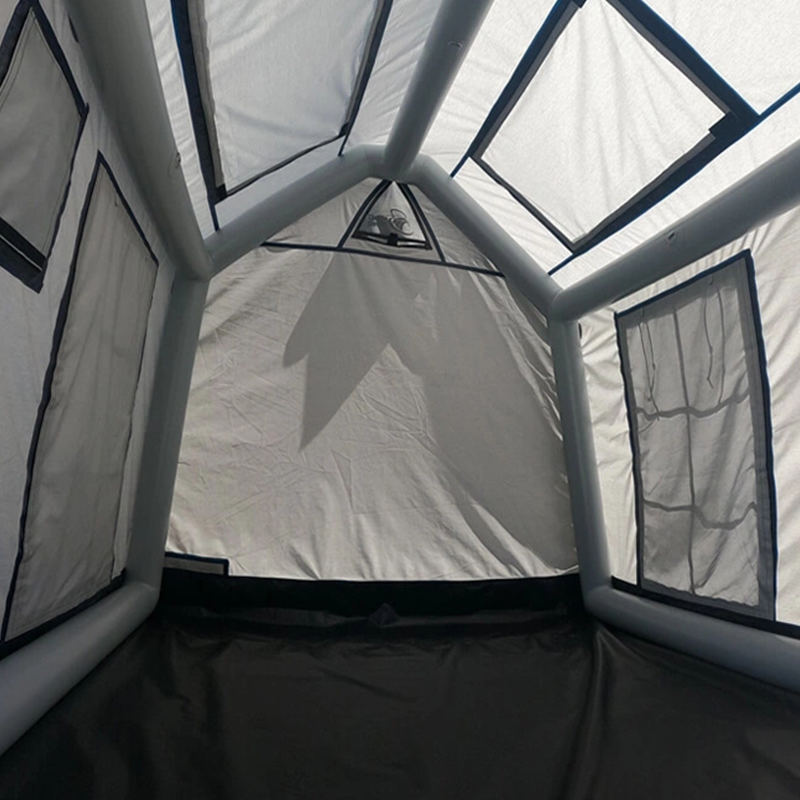 2-4 personer fyra säsong glamour uppblåsbart campingtält