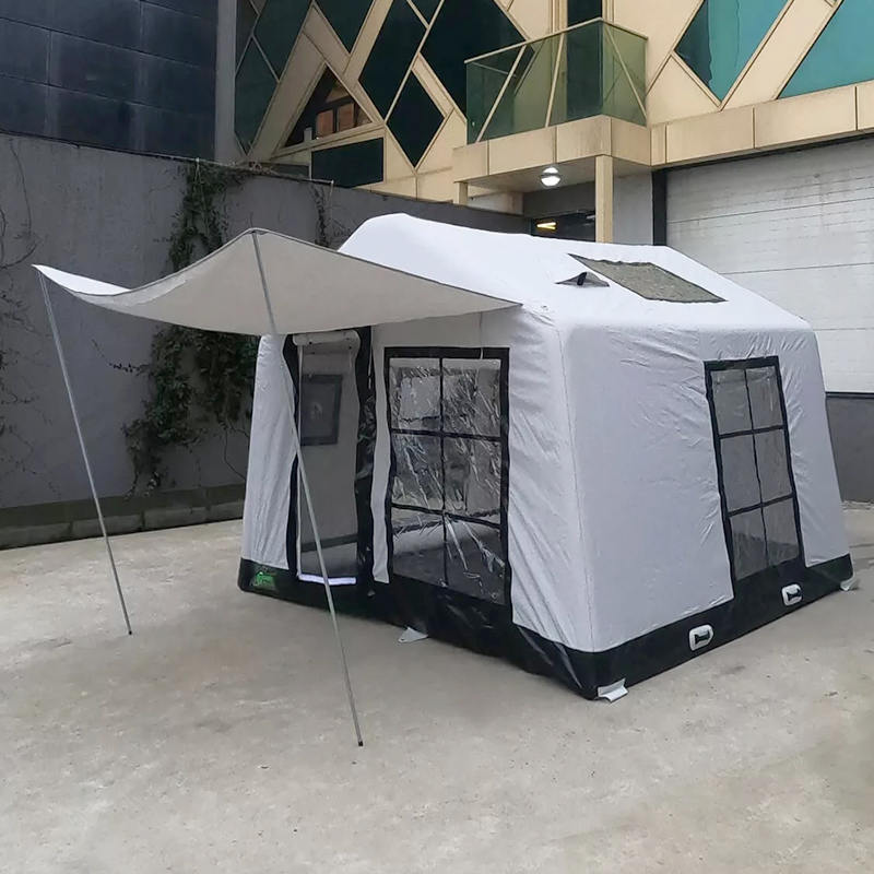 8-10 personer Four Season Glamour Brandsäkert och antibakteriellt uppblåsbart campingtält