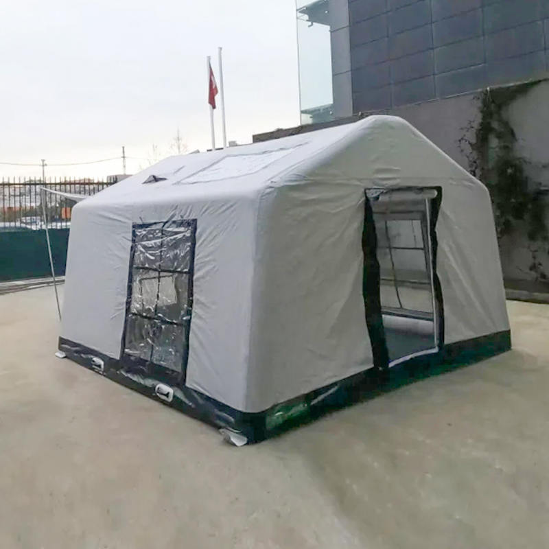 8-10 personer Four Season Glamour Brandsäkert och antibakteriellt uppblåsbart campingtält