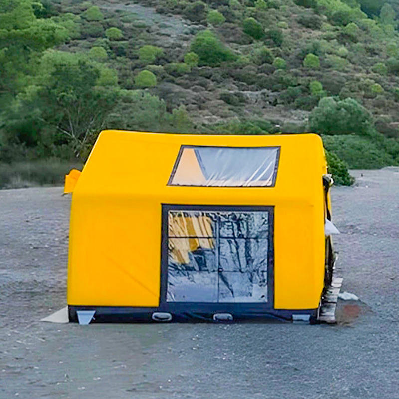 8-10 personer Four Season Glamour Brandsäkert och antibakteriellt uppblåsbart campingtält