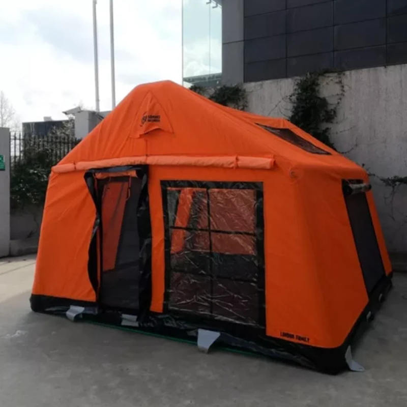 8-10 personer Four Season Glamour Brandsäkert och antibakteriellt uppblåsbart campingtält