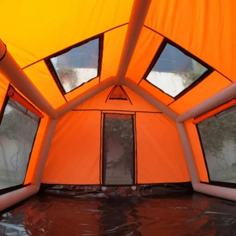 8-10 personer Four Season Glamour Brandsäkert och antibakteriellt uppblåsbart campingtält