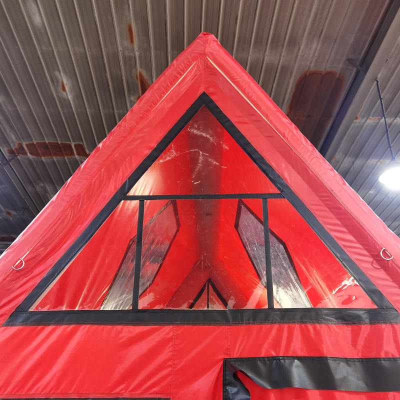 8-10 personer fyra säsong vattentätt uppblåsbart lufttält för camping