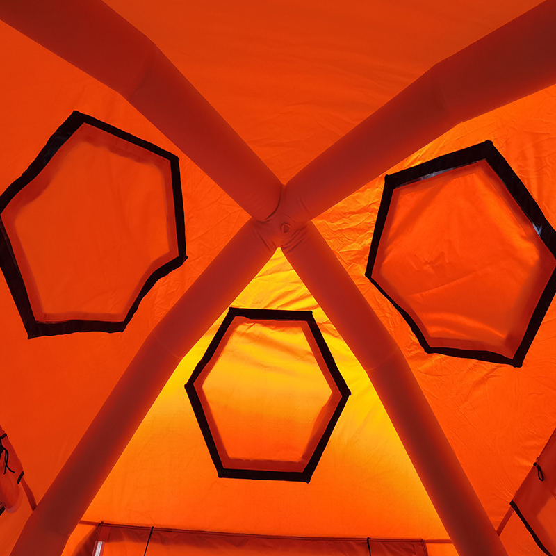 Flytande uppblåsbart tält för 4 personer